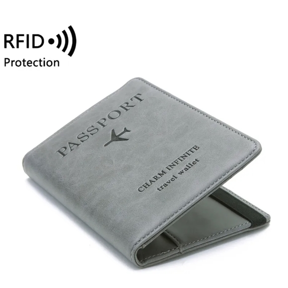 Passport Holder Travel Essentials Passport Wallet RFID Blocking for Men Women US - Picture 3 of 5